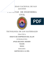 Resistencia A La Compresion Del Sillar