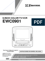 Owner'S Manual: 9-Inch Color TV/VCR