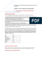 F1 Visa Interview Questions