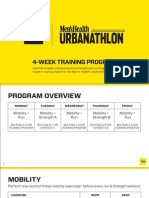 Men's Health Urbanathlon - 4 Weeks Workout