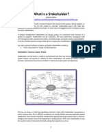 Stakeholder Analysis