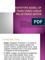 Prototype Model of Maglev Train Using Linear Reluctance Motor