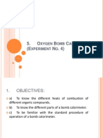 Oxygen Bomb Calorimeter