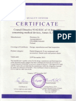 CE Certificate Planmeca 1