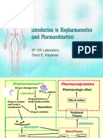 Introduction To Biopharmaceutics (And Pharmacokinetics)