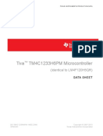 Tiva TM4C1233H6PM Microcontroller: (Identical To LM4F120H5QR)