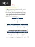 How To Call and Set A Formation: Flag Football - Plays
