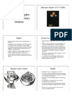 Lecture 7. Kepler: Laws of Planetary Motion