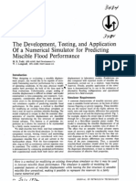 The Development, Testing, and Application of A Numerical Simulator For Predicting Miscible Flood Performance