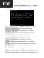 Keamanan Mikrotik Dari Serangan Virus Port