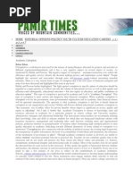 Academic Corruption Published in Pamirtimes