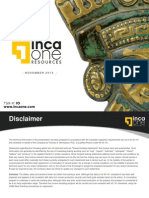 2013 11 13 Inca One Presentation