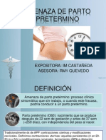 Amenaza de Parto Pretermino