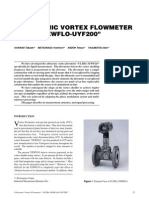 Ultrasonic Vortex Flowmeter "Ultra Yewflo-Uyf200": KAWANO Takashi MATSUNAGA Yoshinori ANDOH Tetsuo Yasumatsu Akio