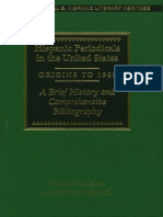 Hispanic Periodicals in The US, Origins To 1960: A Brief History and Comprehensive Bibliography