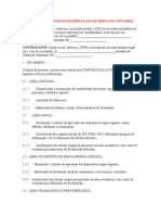 Modelo de Contrato de Prestação de Serviços Contábeis