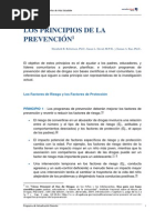 Lectura Complementaria 2 Lección 2 LOS PRINCIPIOS DE LA PREVENCIÓN