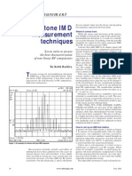 RFcharacterization - IMD Testing