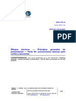 Convensiones Bàsicas para Cortes y Secciones INTE-ISO 128-40 2003