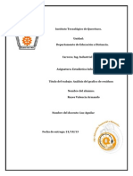 Análisis Del Grafico de Residuos EI II