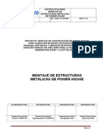 Instructivo Montaje de Estructuras Metálicas