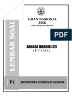 Naskah SMK Bahasa Inggris 2005