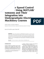 DC Motor Simulink