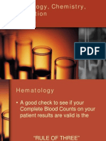 Hematology Chemistry Coagulation