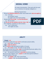 Modal Verbs: An Infinitive Without To