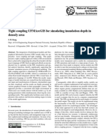 Tight Coupling UFMArcGIS For Simulating Inundation Depth in Densely Area S. H. Kang