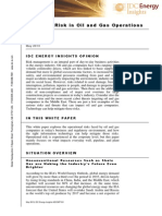 Minimizing Operational Risk in Oil Gas Industry