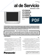 TV Panasonic Modelo - Ct-f2923g - Ct-f2923lg - Ct-f2943g - Ct-f2943lg - Ct-f2943xg