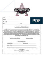 Fuel Gladiators Permission Slip