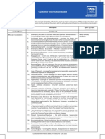 Customer Information Sheet Travel Guard: Title Description Refer To Clause Number Product Name Policy