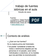 El Trabajo de Fuentes Históricas en El Aula II