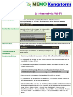 MEMO Connecter HD-200s À Internet Via Wifi PDF