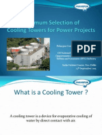 Optimum Selection of Cooling Tower