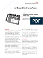 Three-Terminal Ground Resistance Tester: DET62D