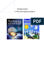 Reading Genius Software User Guide 3-10-06