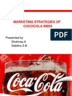 Marketing Strategies of Cococola