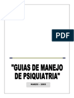 Guias de Manejo de Psiquiatria