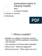 Modality