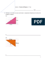 Teorema de Pitágoras - Matemática - 8. Ano