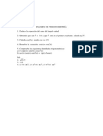 Examtrigonometria PDF