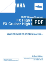 2007 Yamaha Wave Runner FX FX HO Service Manual