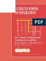 BS EN 60439-1 (Forms of Separation)