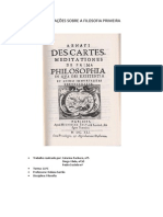 Meditações Sobre A Filosofia Primeira 1