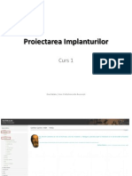 Proiectarea Implanturilor: Curs 1