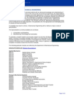 Master of Science (Mechanical Engineering) : Graduate Modules Applied Mechanics