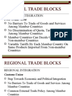 Regional Trade Blocks